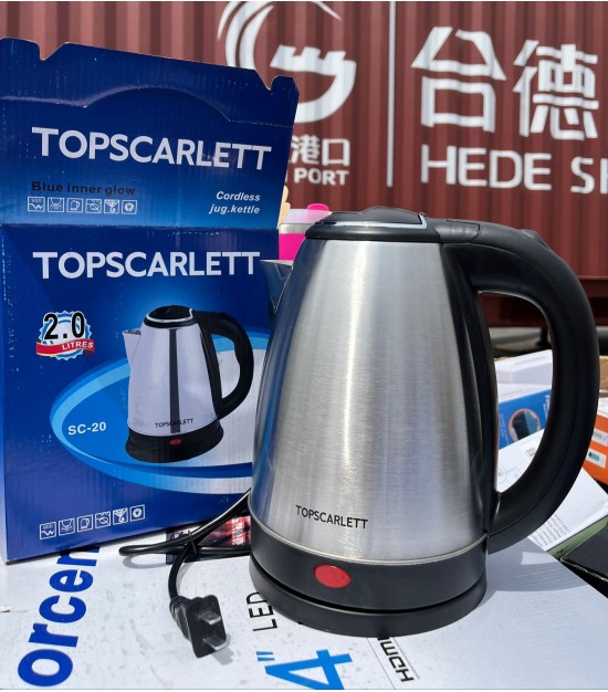 TOPSCARLETT 2 Liter Cordless Electric Jug Kettle. 1500Units. EXW Los Angeles